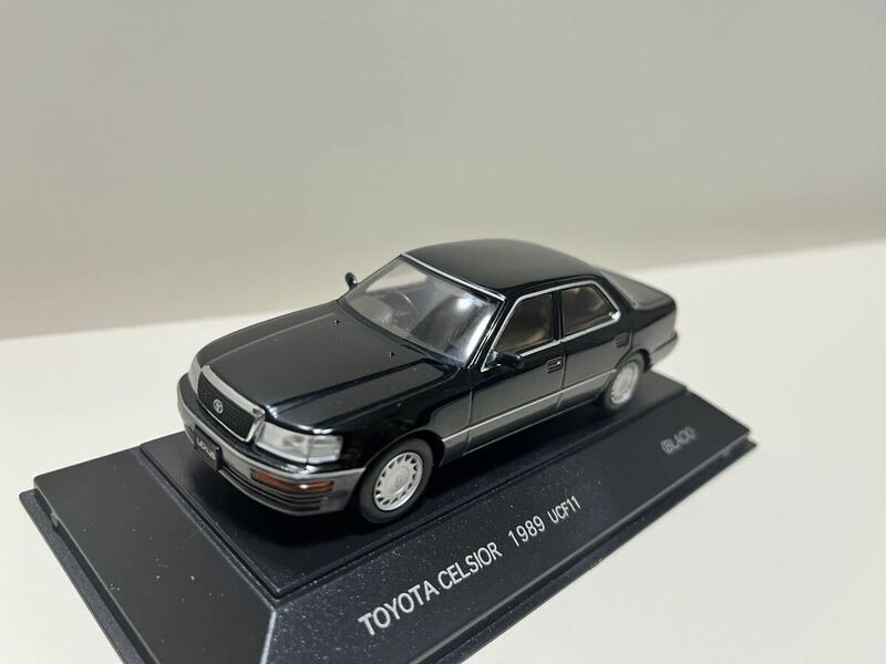 【1/43】TOYOTA CELSIOR UCF11 1989 TOSAコレクション　ブラックツートン　前期型