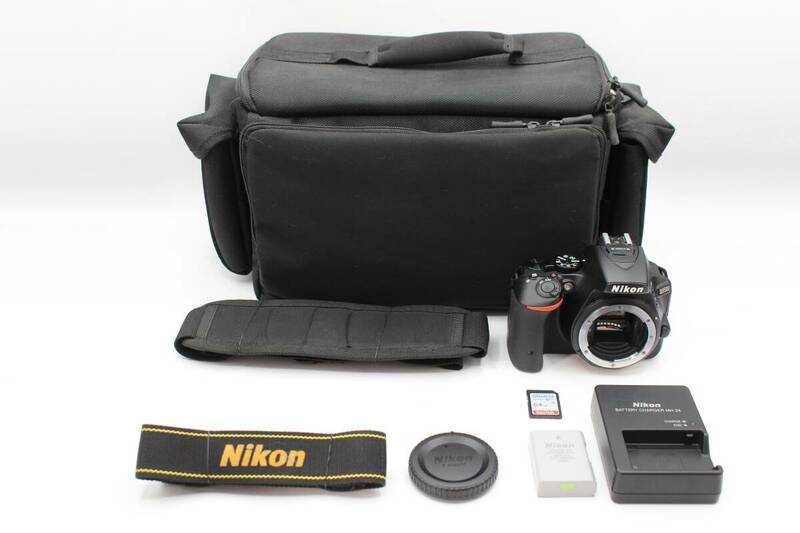 新品級◆Nikon ニコン D5500 ボディ◆シャッター回数3037回のみ♪0612