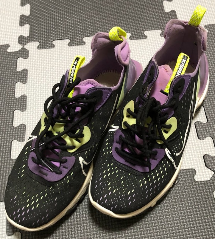 NIKE REACT VISION ナイキ リアクトビジョン DIMSIX CD4373-002 ★ 26.5cm ※中敷きなし※ 中古 スニーカー 靴