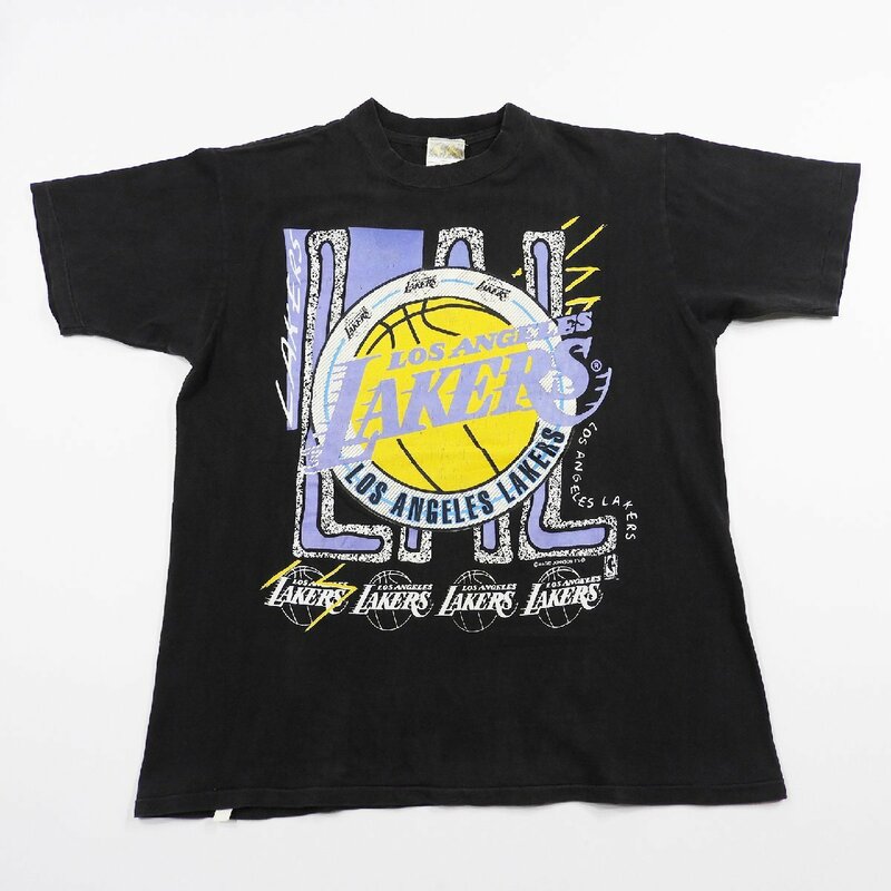 90's MAGIC JOHNSON T's NBA レイカーズ 半袖 プリント Tシャツ size L #19933 送料360円 オールド 90s ヴィンテージ マジックジョンソン