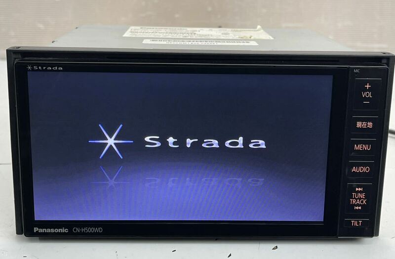 Panasonic Strada パナソニック HDDナビゲーション CN-H500WD デジタルフルセグ TV iPod Bluetooth SD DVD Video 2011年(K73)