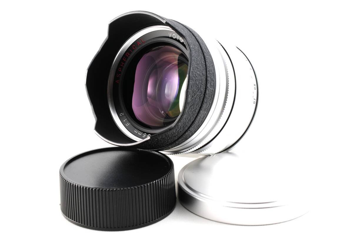 #c0017 【美品】 Voigtlander フォクトレンダー NOKTON 35mm F1.2 Aspherical シルバー
