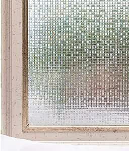 CottonColors 3D 窓用フィルム 目隠しシート 2枚セット UVカット 何度も貼直せる 窓ガラスフィルム 90x200