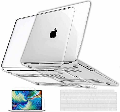 MacBook Air 13.6インチ用 透明ケース プラスチック製 保護用ハードシェルカバー&キーボードカバー&キーボードスキン