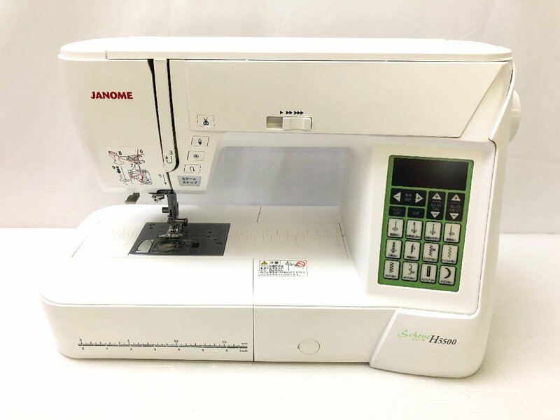 JANOME ジャノメ Schone シェーネ H5500 863型 コンピュータミシン スマート糸通し LCDスクリーン 模様縫い ジャンク T06035N