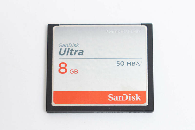 #130g SanDisk サンディスク Ultra 8GB CFカード コンパクトフラッシュ 50MB/s UDMA