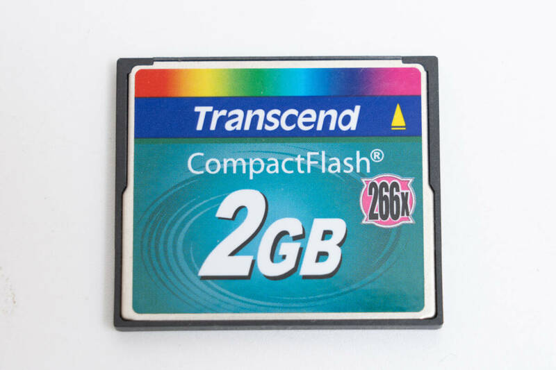 #130v Transcend トランセンド 266x 2GB コンパクトフラッシュ CFカード カメラカード メモリーカード