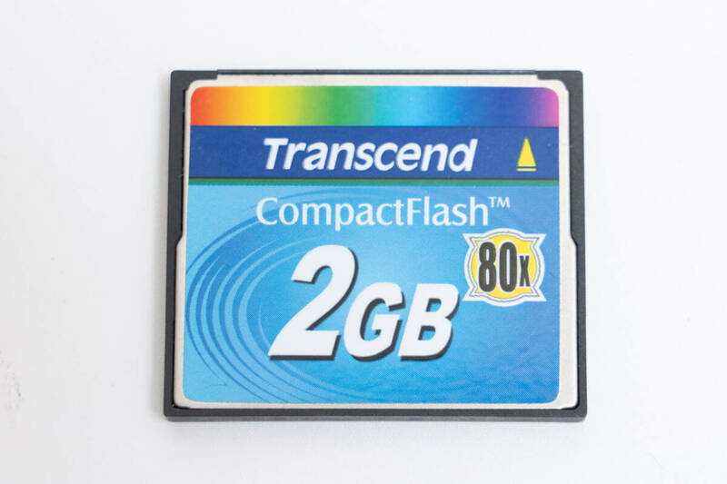 #130w Transcend トランセンド 80x 2GB コンパクトフラッシュ CFカード カメラカード メモリーカード