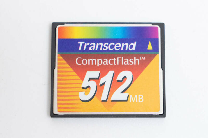 #129m Transcend トランセンド 512MB コンパクトフラッシュ CFカード カメラカード メモリーカード