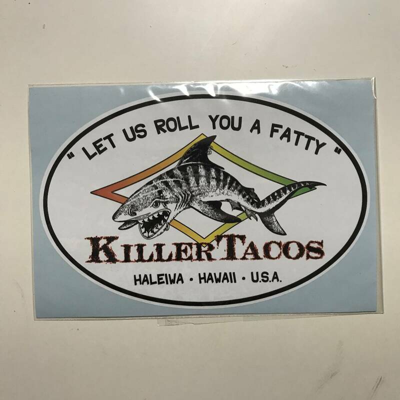 KILLER TACOS ハワイ キラータコス ステッカー HILIFE UDOWN IN4MATION 808ALLDAY 808 ALL DAY FARMERS MARKET HAWAII FMHI USDM HDM ①