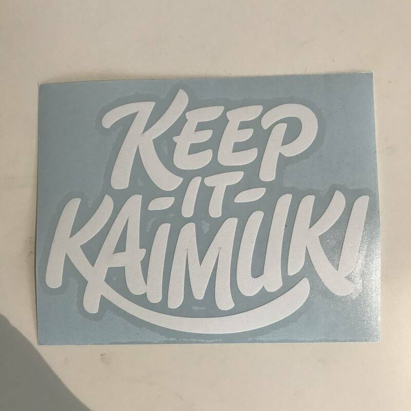 KEEP IT KAIMUKI ハワイ キープ イット カイムキ ステッカー IN4MATION 808ALLDAY USDM HDM ①