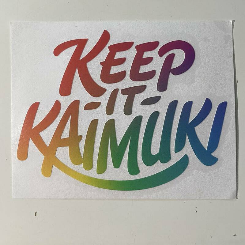 KEEP IT KAIMUKI ハワイ キープ イット カイムキ ステッカー IN4MATION 808ALLDAY USDM HDM ③