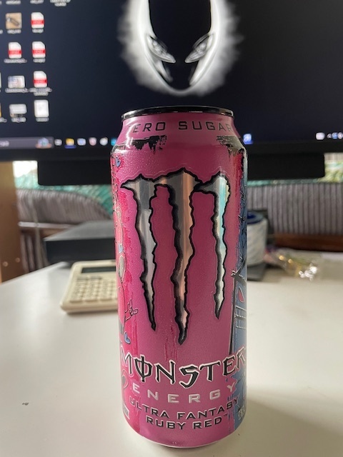 【海外版】MONSTER ENERGY ULTRA FANTASY RUBY RED モンスター エナジー ウルトラ ファンタジー ルビー レッド ゼロ シュガー 国内未発売