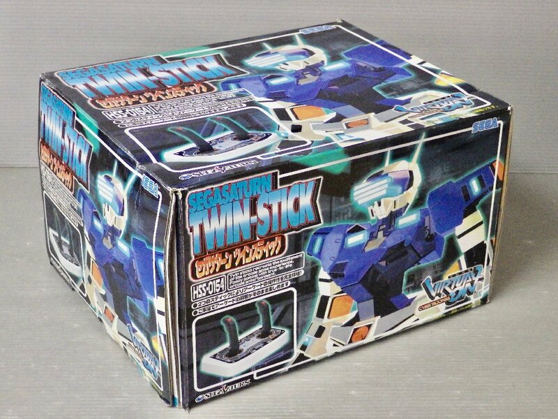 動作未チェック品｜ジャンク！セガサターン ツインスティック本体・箱付き HSS-0154（※ソフト「電脳戦機バーチャロン」用コントローラ）