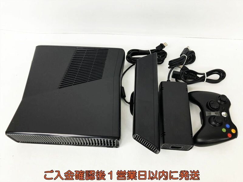 【1円】XBOX 360 S CONSOLE 本体 セット ブラック Microsoft model 1439 未検品ジャンク DC07-026jy/G4