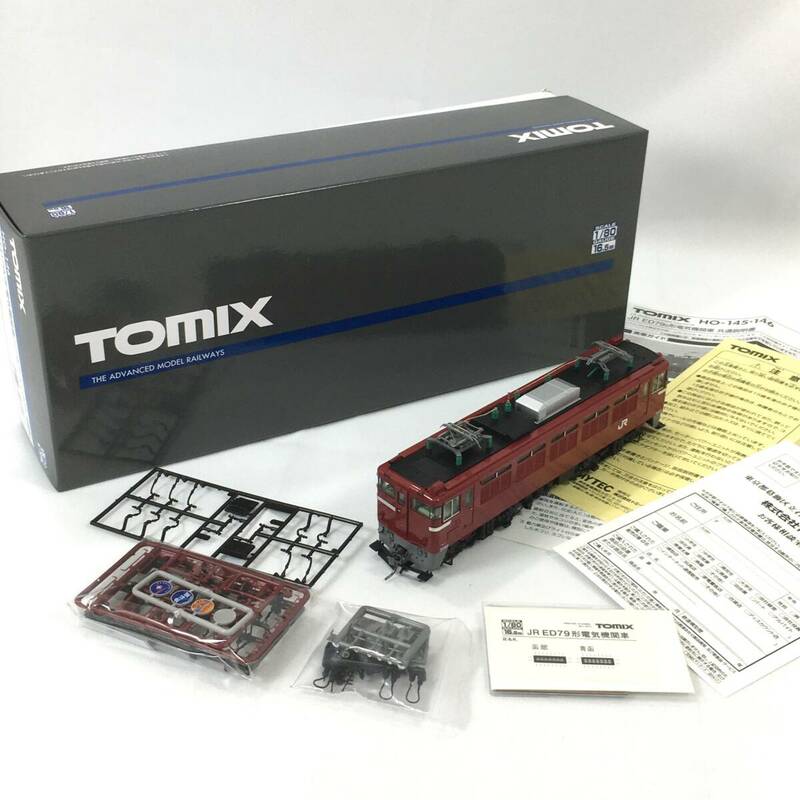 【美品】TOMIX トミックス HO-146 JR ED79 0形電気機関車 シングルアームパンタグラフ搭載車 HOゲージ 鉄道模型 トミーテック