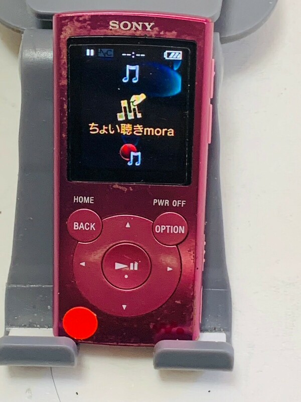 SONY ソニー ウォークマン　NW-E062 2GB 本体 ピンク　初期化済　稼動品