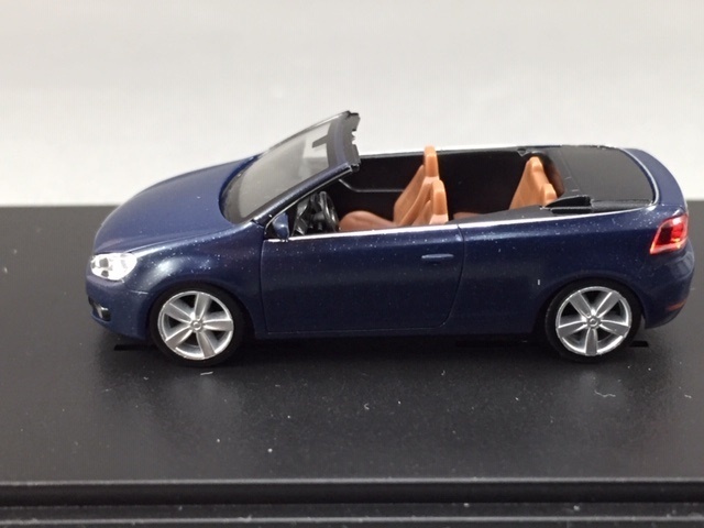 1/87 Herpa VW Golf Cabriolet Metallic Blue 