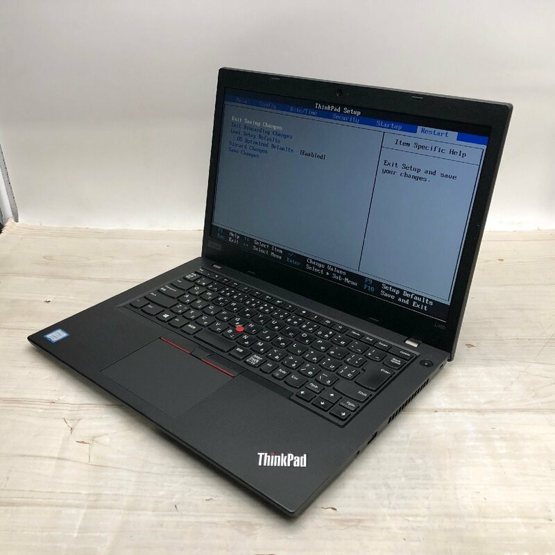 Lenovo ThinkPad L480 20LT-A00LJP Core i5 8250U 1.60GHz/8GB/256GB(NVMe) 〔A0315〕