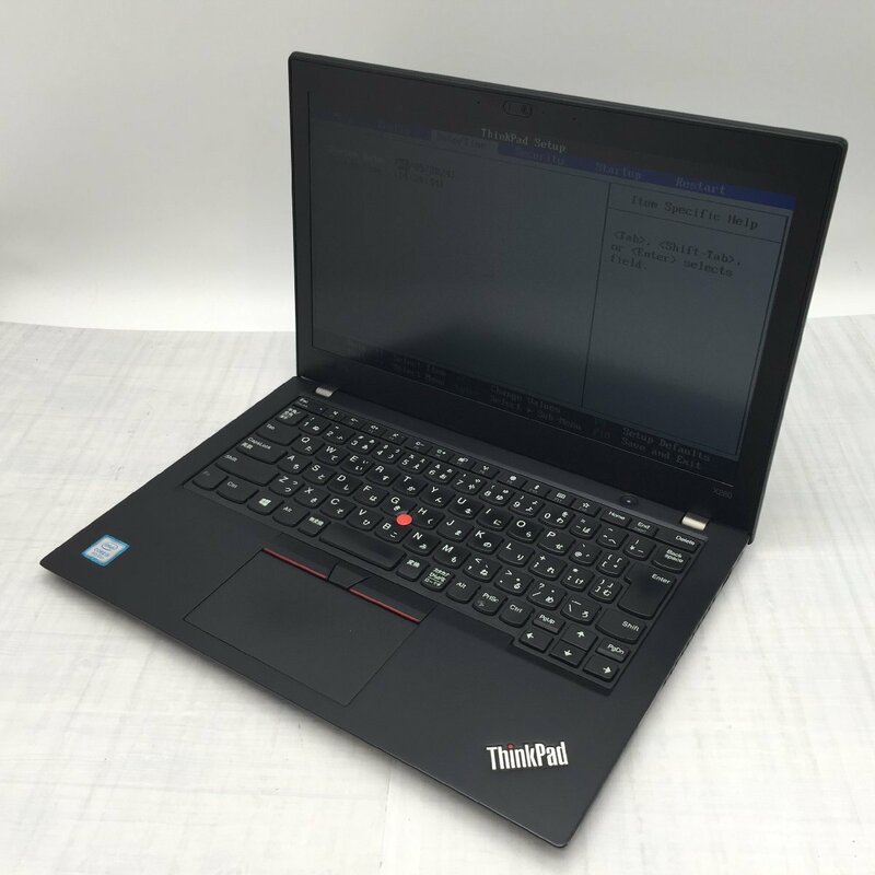 Lenovo ThinkPad X280 20KE-S4K000 Core i5 8250U 1.60GHz/8GB/128GB(SSD) 〔B0330〕