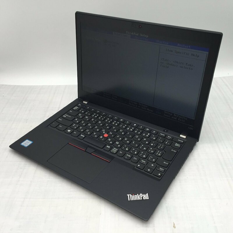 【難あり】 Lenovo ThinkPad X280 20KE-S4K000 Core i5 8250U 1.60GHz/8GB/128GB(SSD) 〔B0334〕