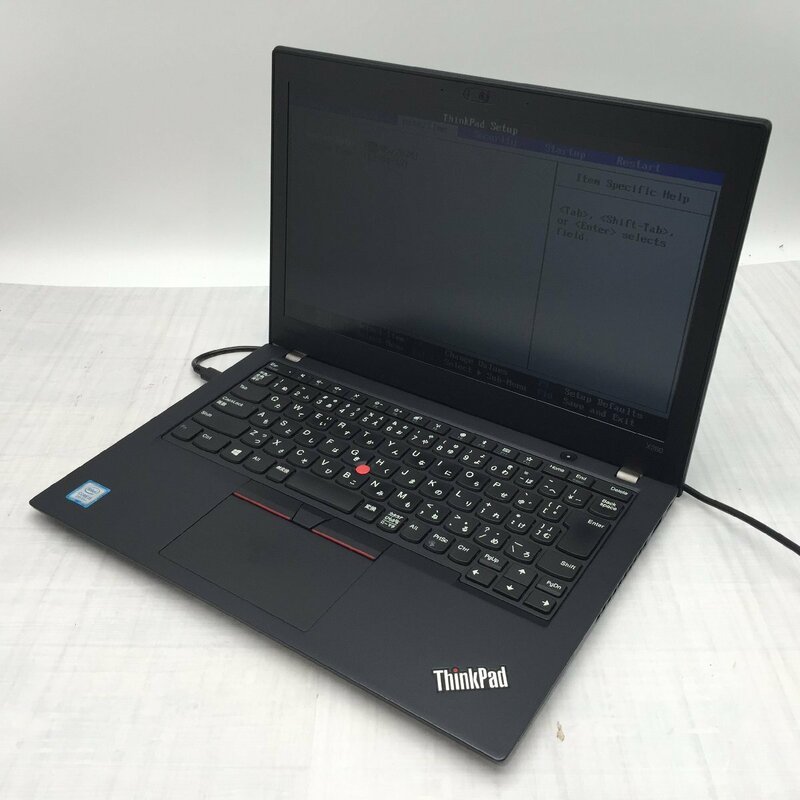 【難あり】 Lenovo ThinkPad X280 20KE-S4K000 Core i5 8250U 1.60GHz/8GB/128GB(SSD) 〔B0326〕