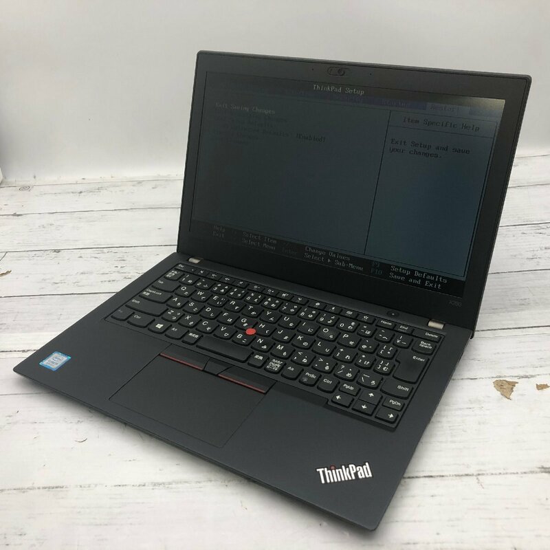 Lenovo ThinkPad X280 20KE-S4K000 Core i5 8250U 1.60GHz/8GB/128GB(SSD) 〔B0227〕