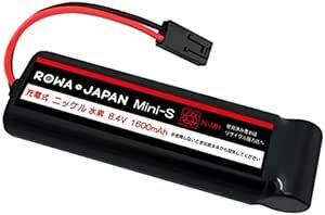 国内向け【使用時間23%アップ】東京マルイ対応 ミニS 互換 バッテリー 8.4V 1600mAh ロワジャパン 電動ガン 次世代