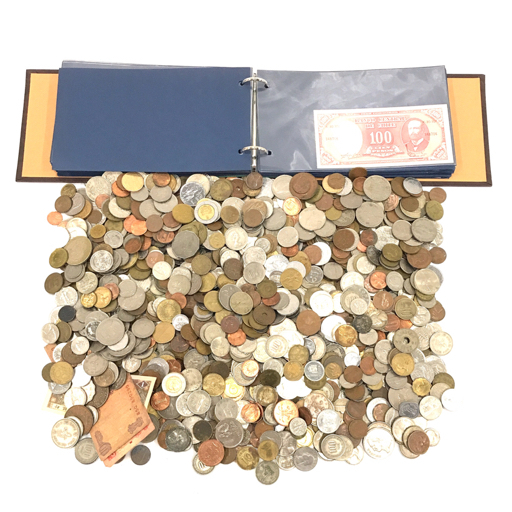 1円 アルゼンチン ボリビア 香港 オーストラリア イタリア 等 貨幣 硬貨 コイン 海外 紙幣 まとめ 総重量約6.85kg