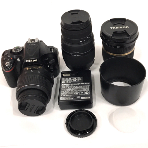 1円 Nikon D5200 AF-S DX NIKKOR 18-55mm 1:3.5-5.6G VR 含む デジタル一眼レフカメラ レンズ C201814