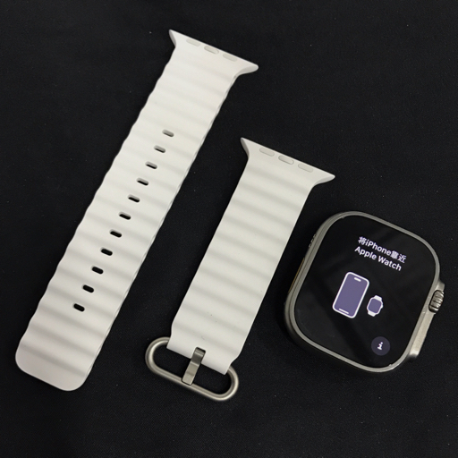 1円 Apple Watch Ultra 49mm GPS+Cellularモデル MNHF3J/A A2684 チタニウム スマートウォッチ 本体