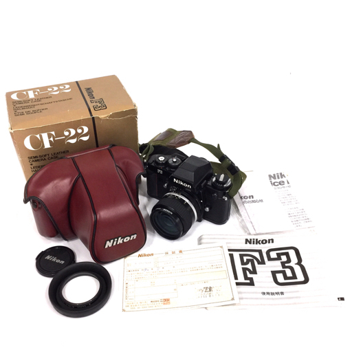 Nikon F3 Ai-S NIKKOR 35mm 1:2 一眼レフフィルムカメラ レンズ マニュアルフォーカス QG063-163