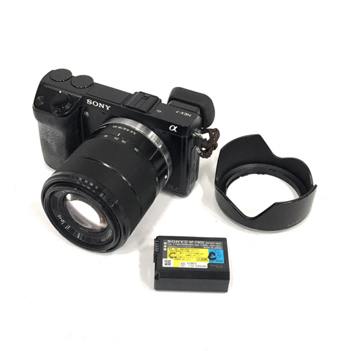 SONY NEX-7 SEL1855 E 3.5-5.6/18-55 OSS ミラーレス一眼カメラ レンズ QR063-7