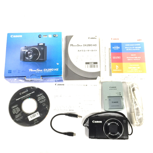1円 Canon PowerShot SX280 HS 4.5-90.0mm 1:3.5-6.8 コンパクトデジタルカメラ 光学機器