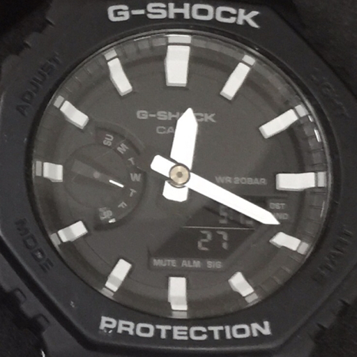 カシオ Gショック GA-2100 クォーツ アナデジ 腕時計 メンズ 稼働品 黒 ブラック ファッション小物 CASIO G-SHOCK