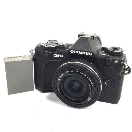 1円 OLYMPUS OM-D E-M5II M.ZUIKO DIGITAL 14-42mm 1:3.5-5.6 ミラーレス一眼 デジタルカメラ 光学機器 C011445-1