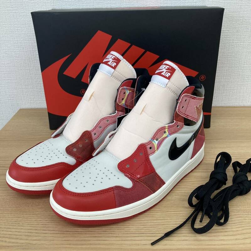 未使用　NIKE　ナイキ　AIR JORDAN1 RETRO HIGH OG SP　エアジョーダン1レトロハイ　スパイダーマン　27.5cm　DV-1748-601　スニーカー