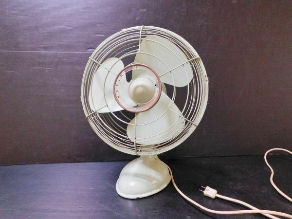 1950年代 ナショナル 扇風機 Type M-2 稼働品 首振りOK 松下電器 昭和レトロ National Electric Fan 12in