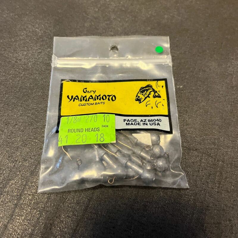 送料84円 ゲーリーヤマモト ジグヘッド 1/8oz 3.5g 2/0 Gary Yamamoto 9本