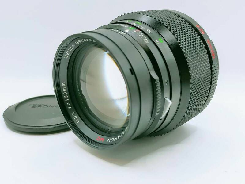 【美品】ゼンザブロニカ ZENZA BRONICA ZENZANON MC 150mm f3.5 中判カメラレンズ #200