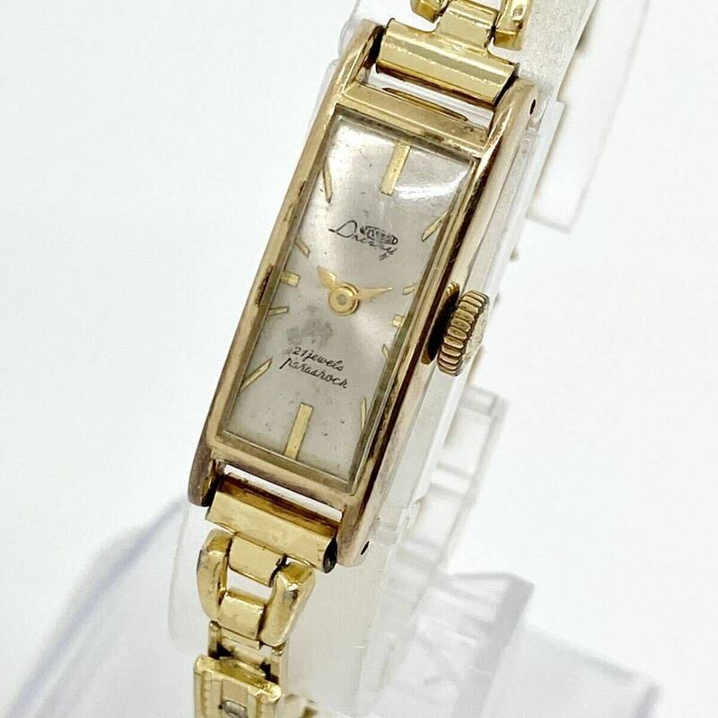 CITIZEN parashock 21石 腕時計 ウォッチ 手巻き 機械式 14K 14金 GOLD ゴールド ストーン Dressy シチズン Y999