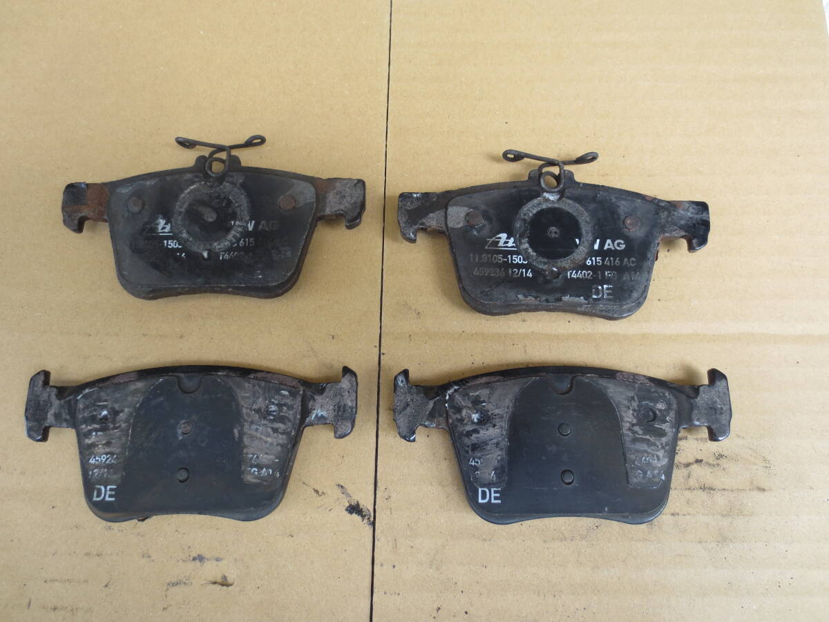 Volkswagen Golf VARIANT　1.2TSI／1.4TSI　フォルクスワーゲン　ゴルフ　アウディ　純正リヤーブレーキデスクパット　中古品