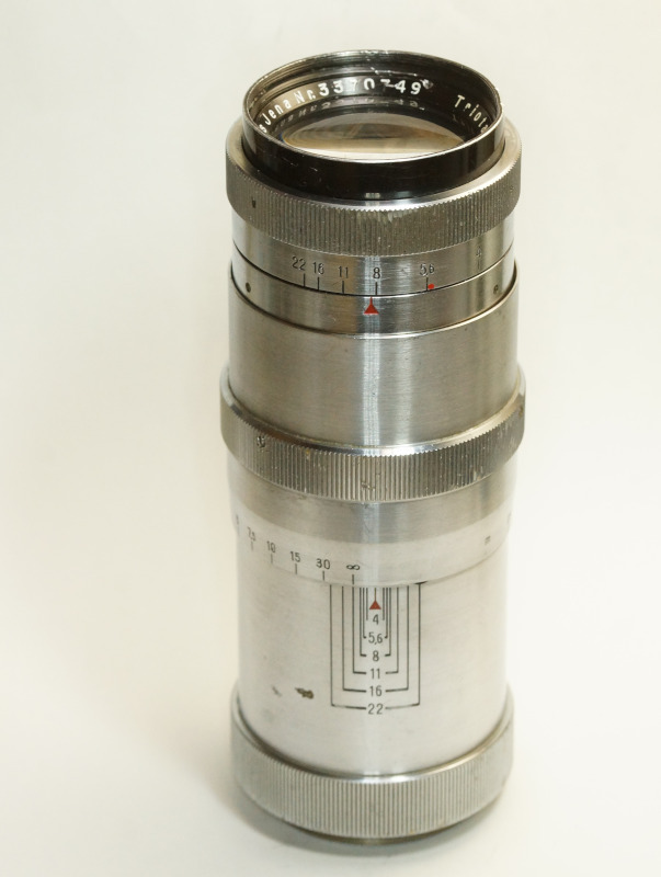 ドイツ製 Carl Zeiss Jena Triotar 1:4 f=135 M42 17B-749 RedT 前期型 絞羽15枚 フィルター径40.5mm