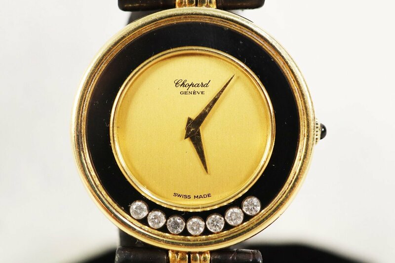 希少 アンティーク ヴィンテージ Chopard ショパール 7P ダイヤモンド H2466 手巻き メンズ 腕時計