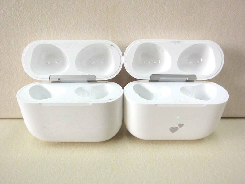 6E141NZ◎充電ケースのみ　Apple AirPods 第3世代 ケース A2566 イヤホン無し 2点セット◎中古