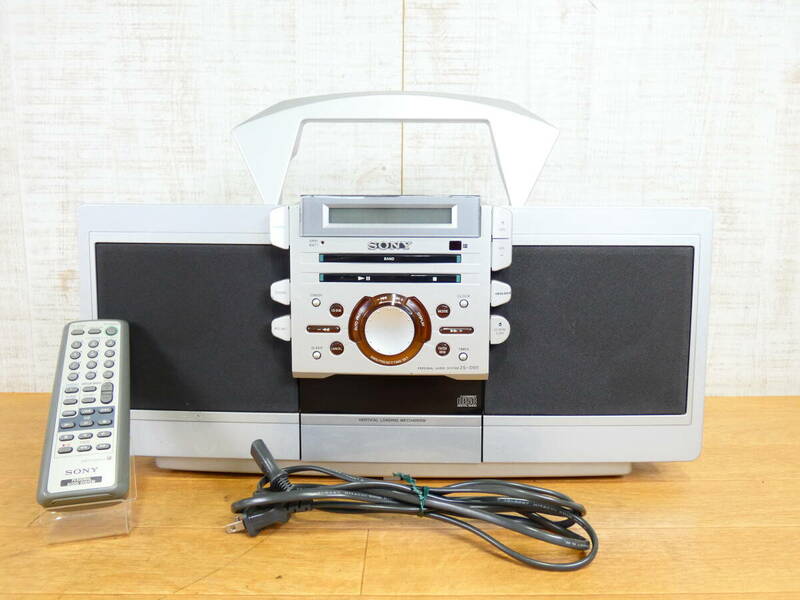 SONY ソニー ZS-D55 パーソナルオーディオシステム CDラジカセ リモコン付き＠100(6)