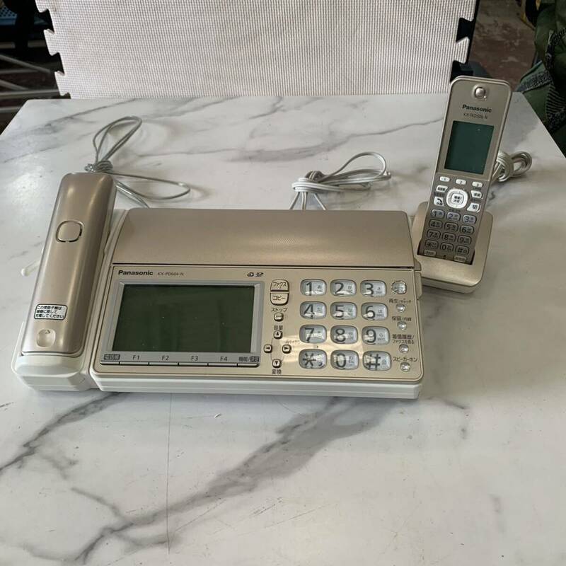 岸170 Panasonic パナソニック おたっくす 受話子機付き FAX 電話機 KX-PD604-N KX-FKD353-N 子機 KX-FKD506-N 動作確認済み