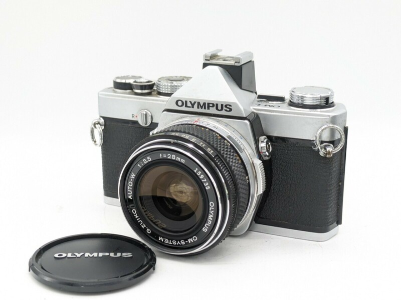 完動品！OLYMPUS OM-1N 広角レンズセット フィルムカメラ