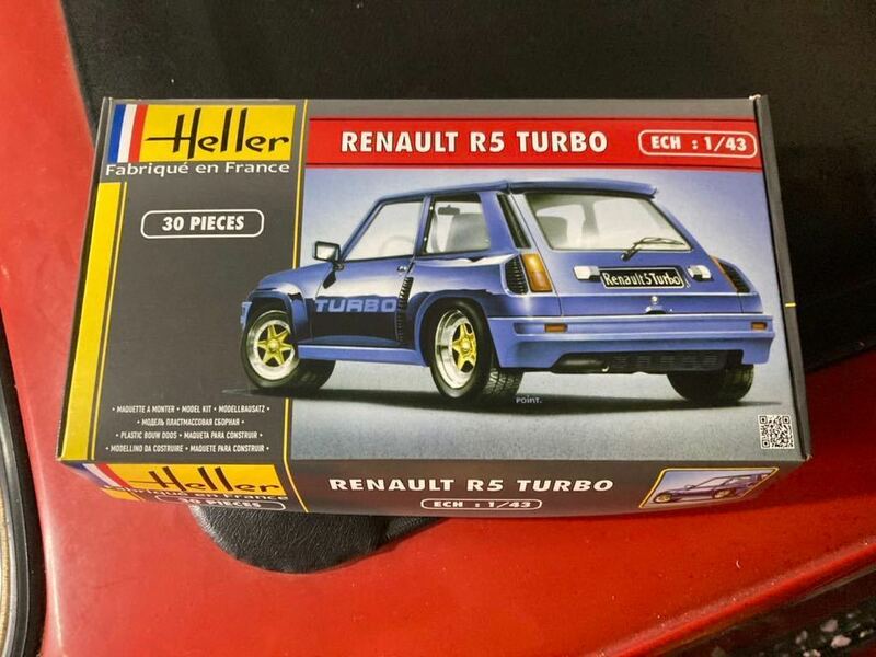 エレール 1/43 ルノー R5 ターボ プラモデル FF0150 自動車 hellerタミヤ