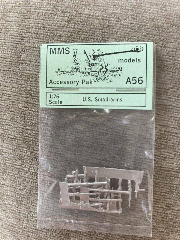 MMS models Accessory Pak* 1:76 Scale A56 U.S. Small-arms 武器セット情景ジオラマ戦車プラモデル